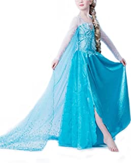 Nice Sport – Disfraz de la princesa Elsa de Frozen- disfraz para niña